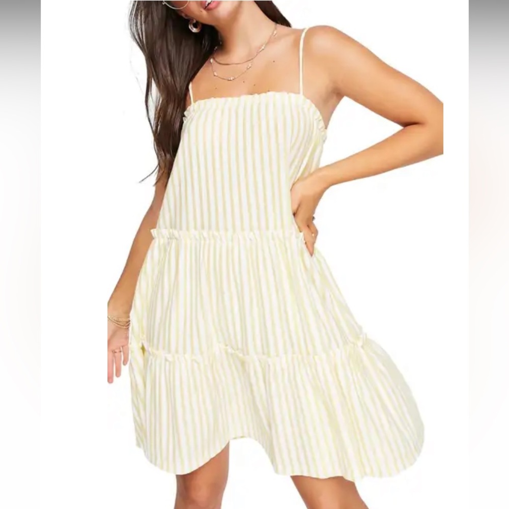 *NWT* ASOS DESIGN Stripe Tiered Sundress